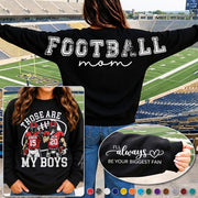 Personalized Football Mom Sweatshirt, Those Are My Boys Custom Football Shirt, Custom Player Name & Number, Football Mom Gift Na02 VH01