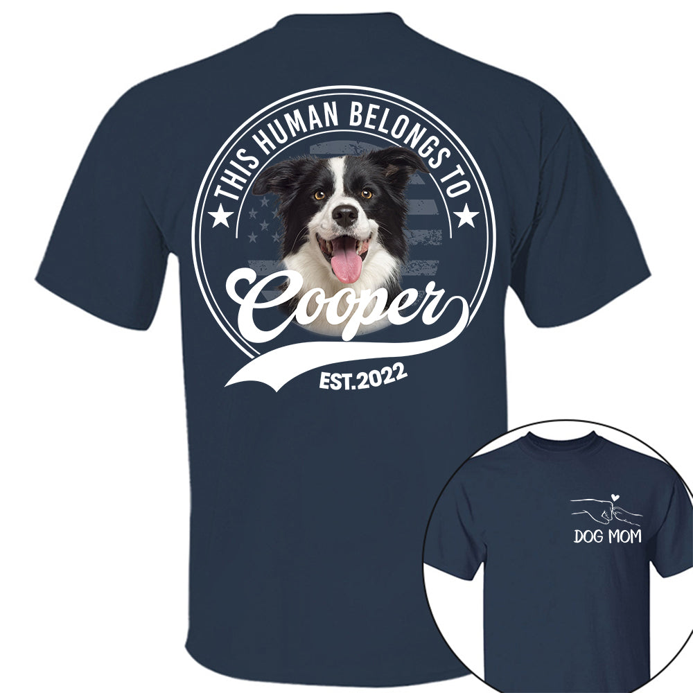 Personalized Dog Dad Mom Shirt, Custom Photo Dog, Gift For Dog Lover T1807