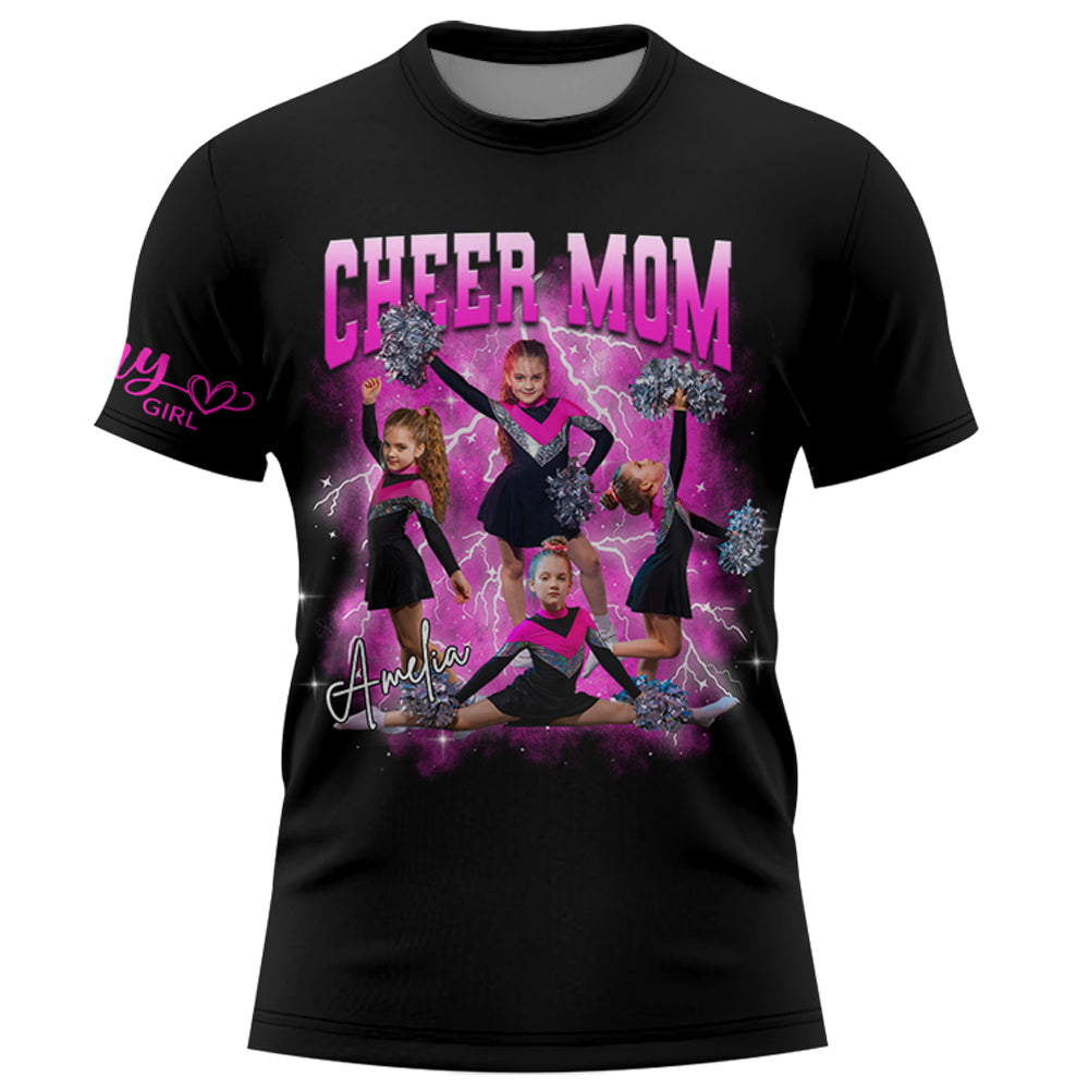 Cheer Mom - I'll Always Be Your Biggest Fan Personalized Shirt For Cheer  Family Na02