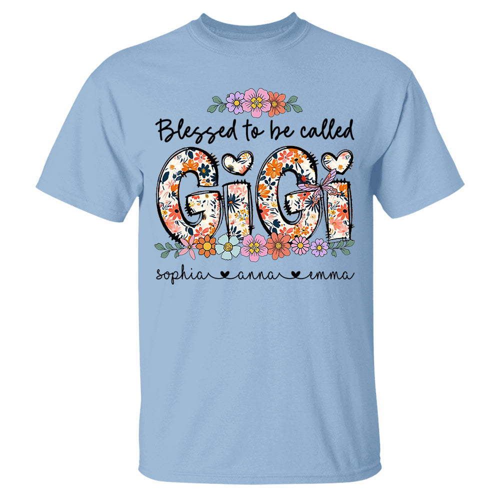Personalized Blessed To Be Called NaNa, Custom Nickname And Grandkids T1807 Do99