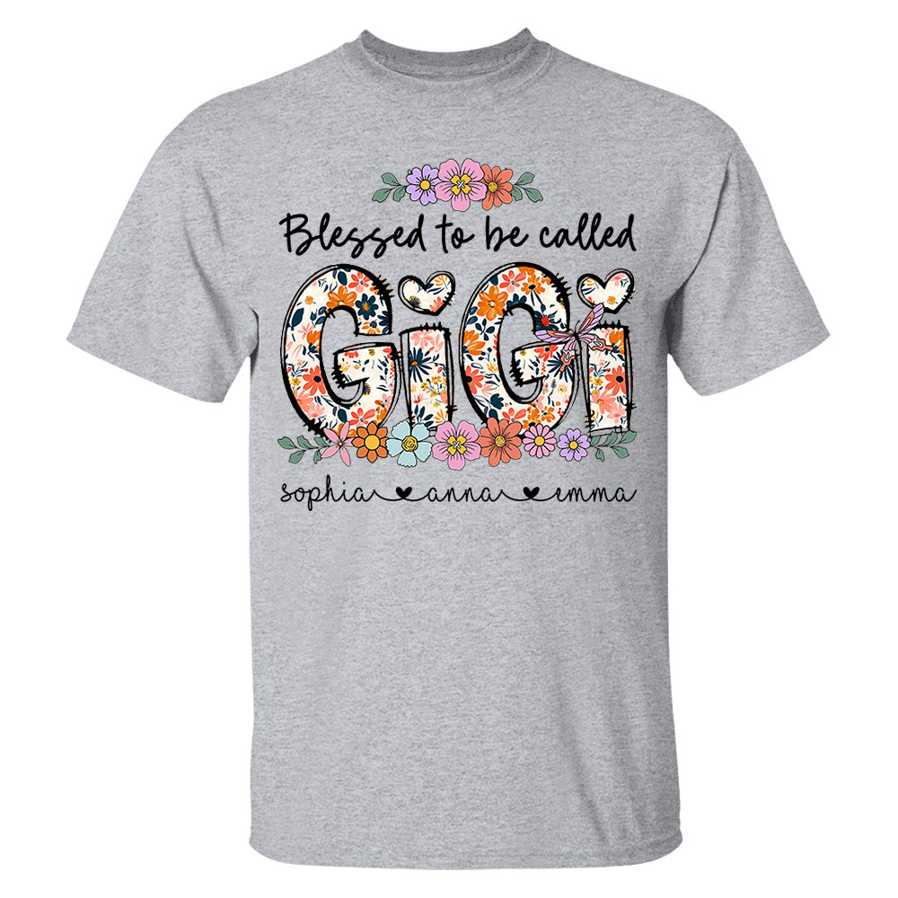 Personalized Blessed To Be Called NaNa, Custom Nickname And Grandkids T1807 Do99