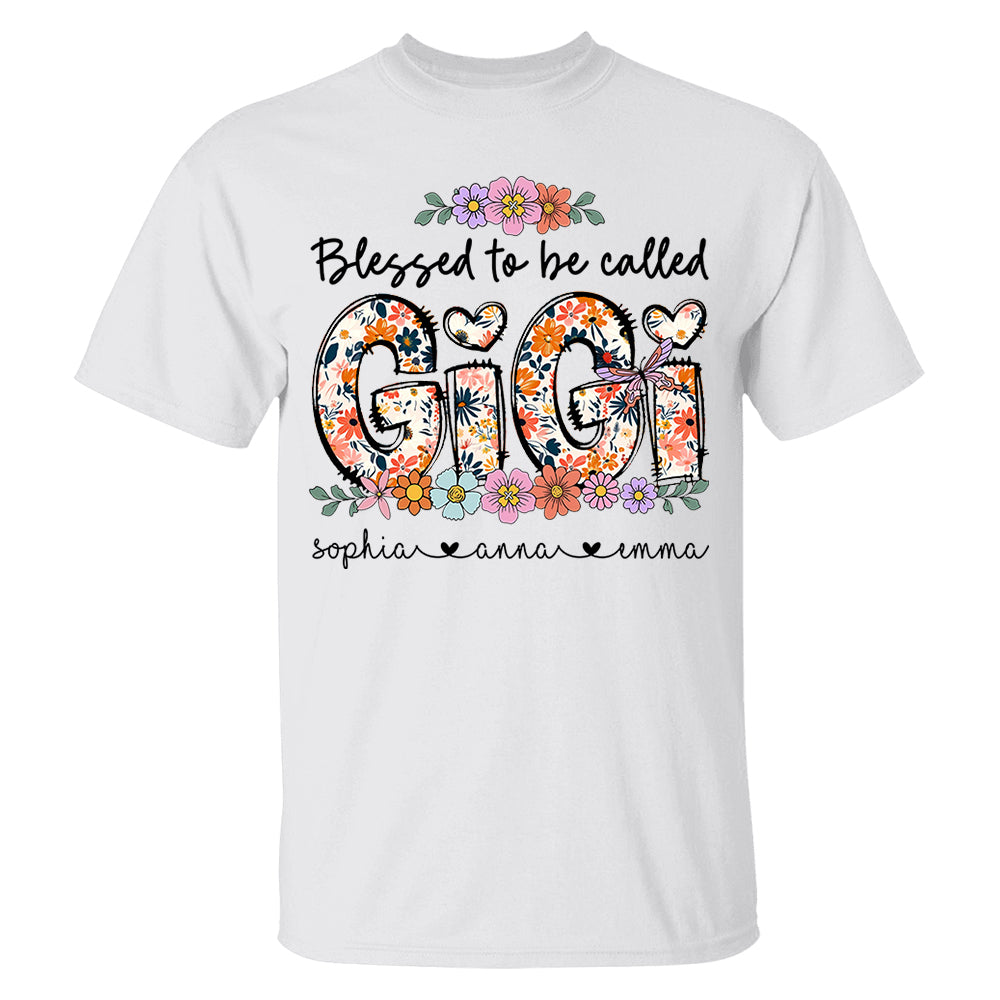 Personalized Blessed To Be Called NaNa, Custom Nickname And Grandkids T1807 Do99