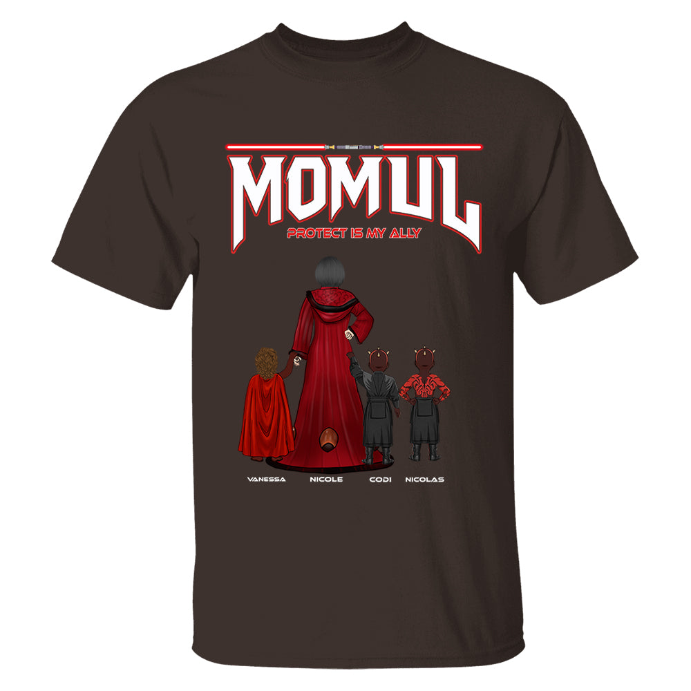 Personalized Darth Momul – Best Mom in the Galaxy Shirt For Mom - Custom Mother's Day Gift 2026 New