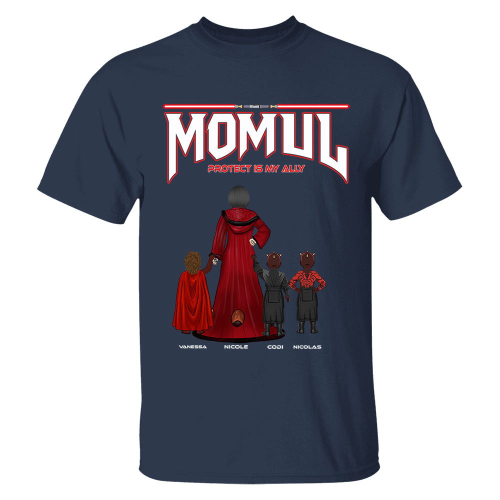 Personalized Darth Momul – Best Mom in the Galaxy Shirt For Mom - Custom Mother's Day Gift 2026 New