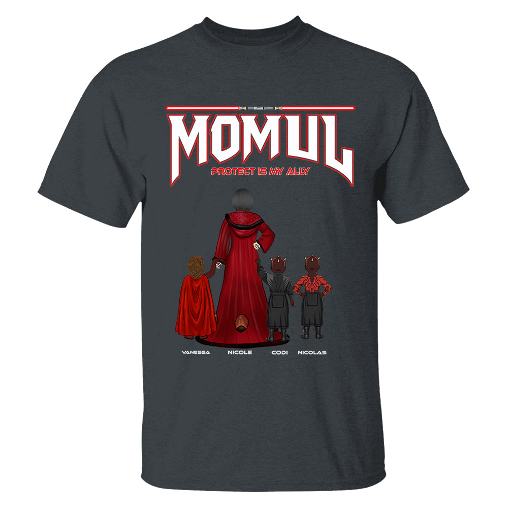 Personalized Darth Momul – Best Mom in the Galaxy Shirt For Mom - Custom Mother's Day Gift 2026 New