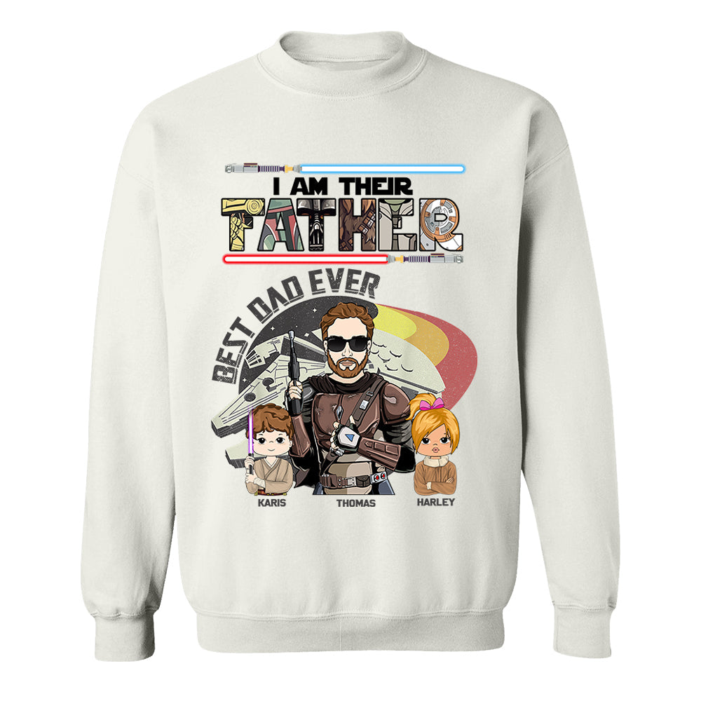 Best Dad Ever - I Am Their Father Personalized Shirt Gift For Dad - Custom Father's Day Gift 2026 T24