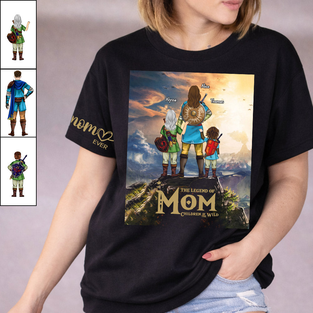 Personalized Shirt The Legend of Mom Children Of The Wild Shirt, Best Mom Ever, The Best Mom in the Kingdom Mother's 2026 Vr2 MI209 Nh00