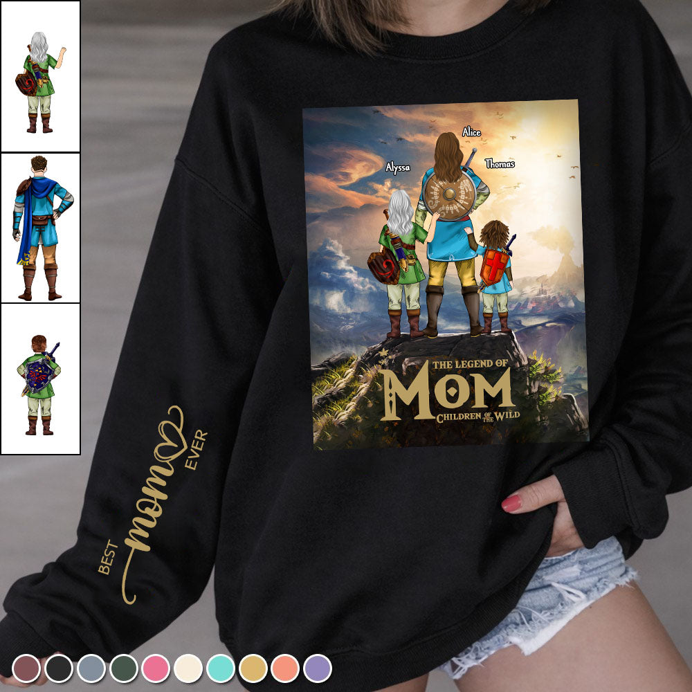 Personalized Shirt The Legend of Mom Children Of The Wild Shirt, Best Mom Ever, The Best Mom in the Kingdom Mother's 2026 Vr2 MI209 Nh00