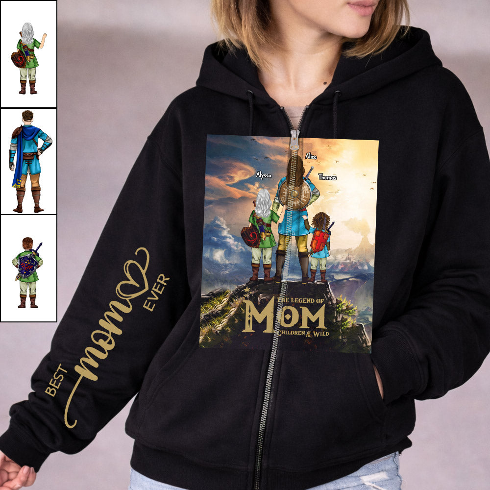 Personalized Shirt The Legend of Mom Children Of The Wild Shirt, Best Mom Ever, The Best Mom in the Kingdom Mother's 2026 Vr2 MI209 Nh00