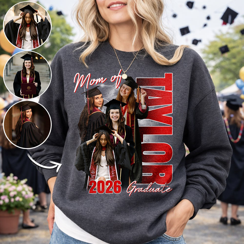 Graduate Shirt Personalized For Family Members Custom Photos NA04