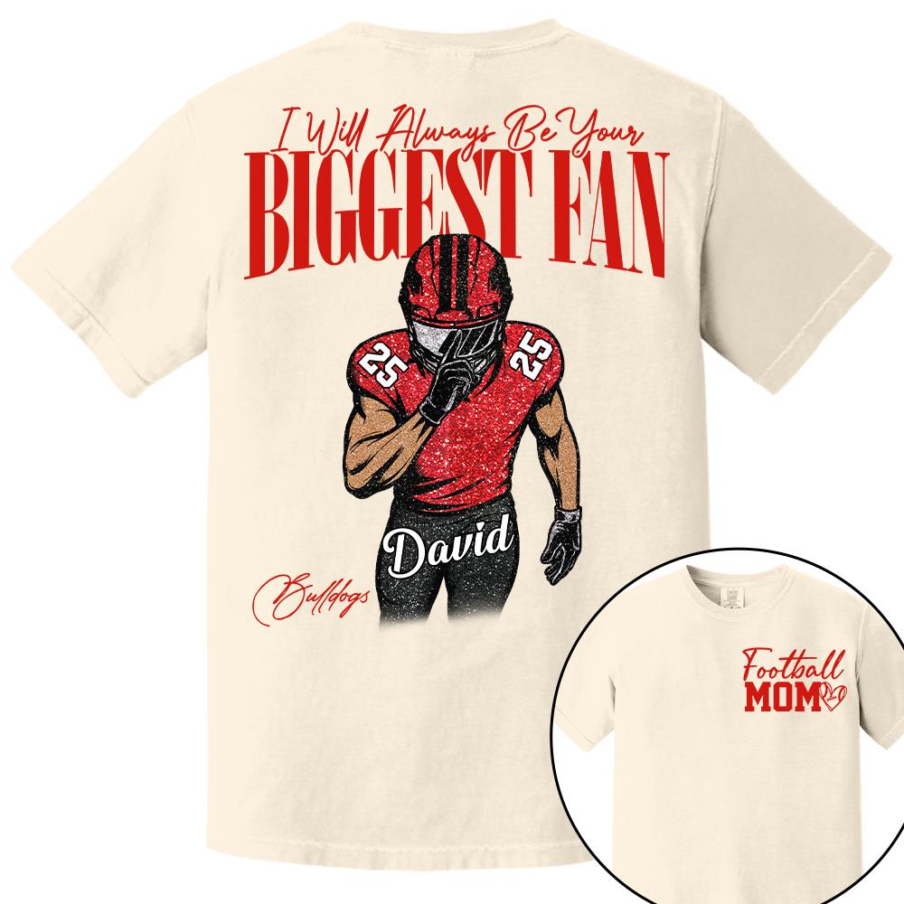 I'll Always Be Your Biggest Fan - Washed Tee Retro Bootleg Shirt For Football Players Na02 Hv01