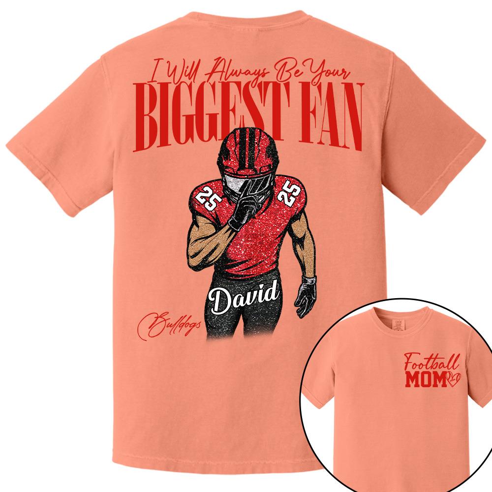 I'll Always Be Your Biggest Fan - Washed Tee Retro Bootleg Shirt For Football Players Na02 Hv01