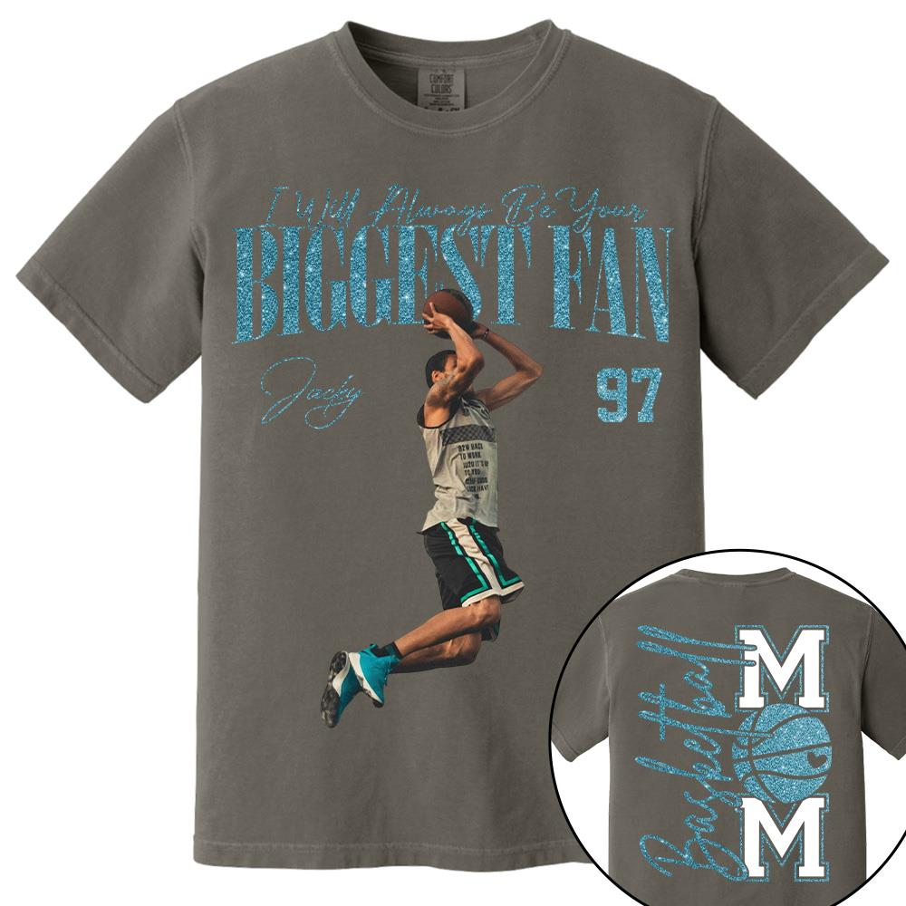 I'll Always Be Your Biggest Fan - Washed Tee Retro Bootleg Shirt For Basketball Players Na02 Hv01