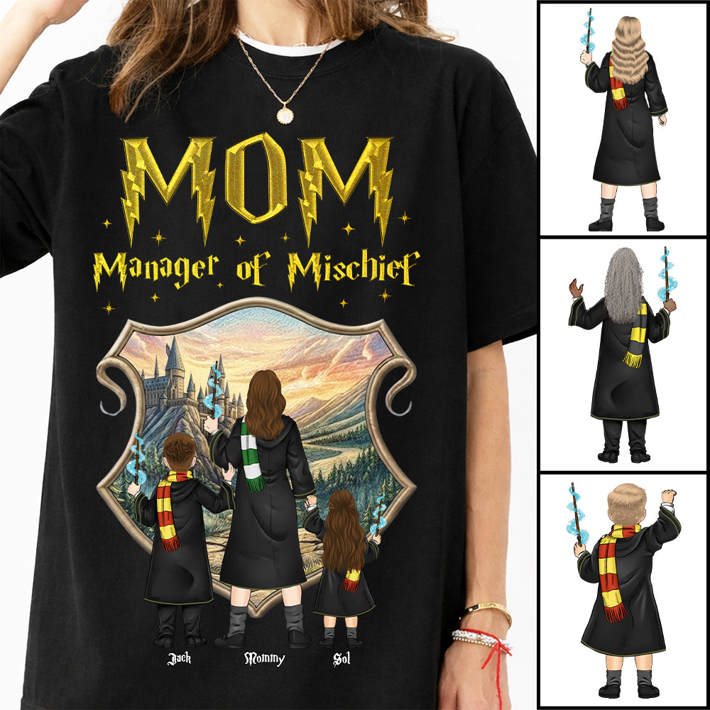 Customized Manager Of Mischief Mom Shirt, Gift For Mother's Day L0411