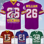 Custom Jersey Football Photo Football Game Day Gift For Football Lovers - Personalized Gift For Football Player