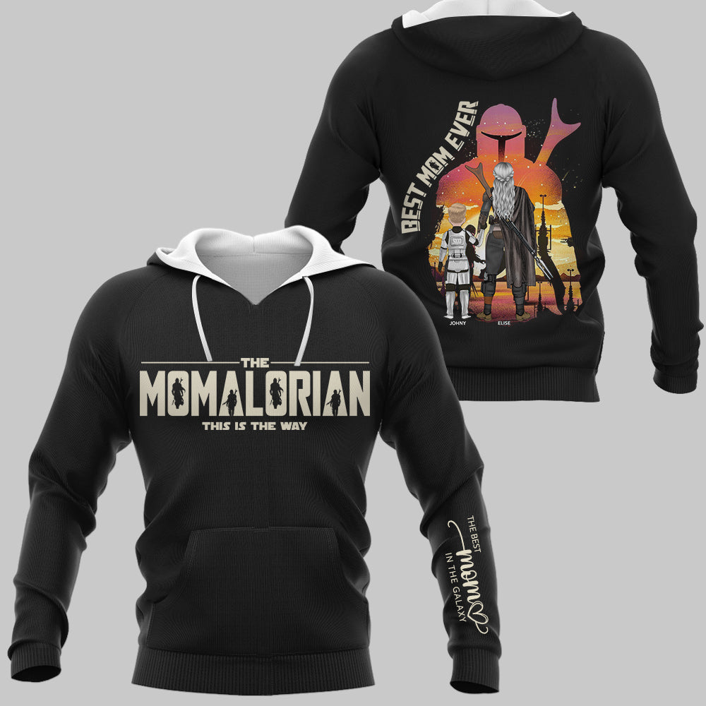 The Momalorian - Best Mom Ever - Personalized Shirt Gift For Mom - Custom Mother's Day Gift 2026 T1807 VH01
