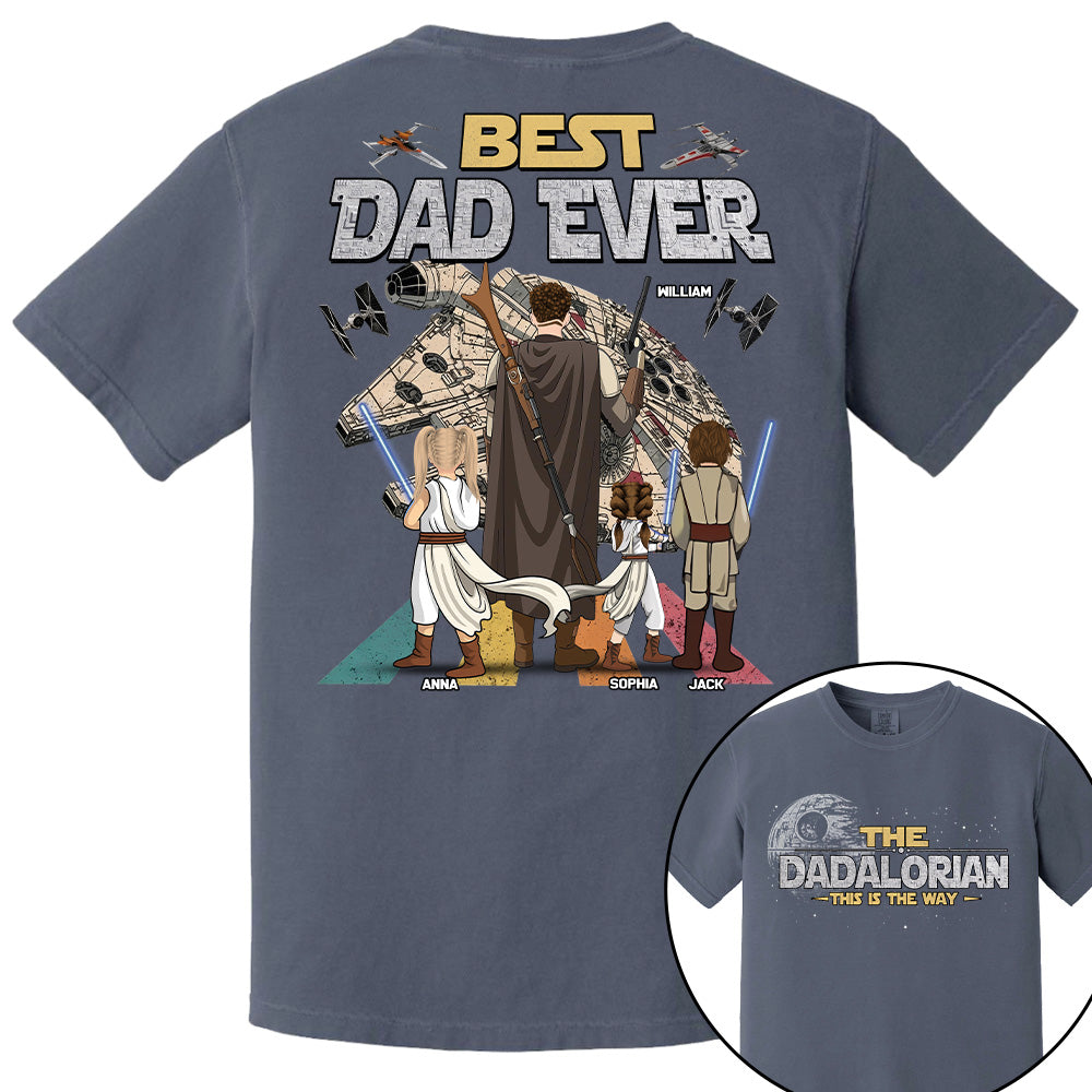 The Dadalorian This Is The Way - Personalized Shirt - Gift For Dad, Father's Day New 2026 T1807