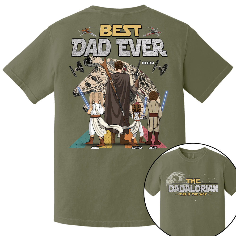 The Dadalorian This Is The Way - Personalized Shirt - Gift For Dad, Father's Day New 2026 T1807