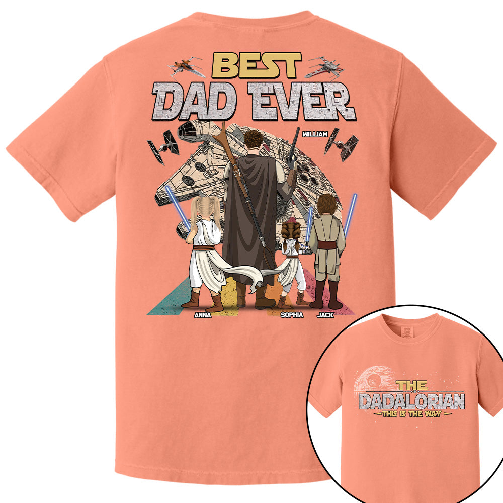 The Dadalorian This Is The Way - Personalized Shirt - Gift For Dad, Father's Day New 2026 T1807