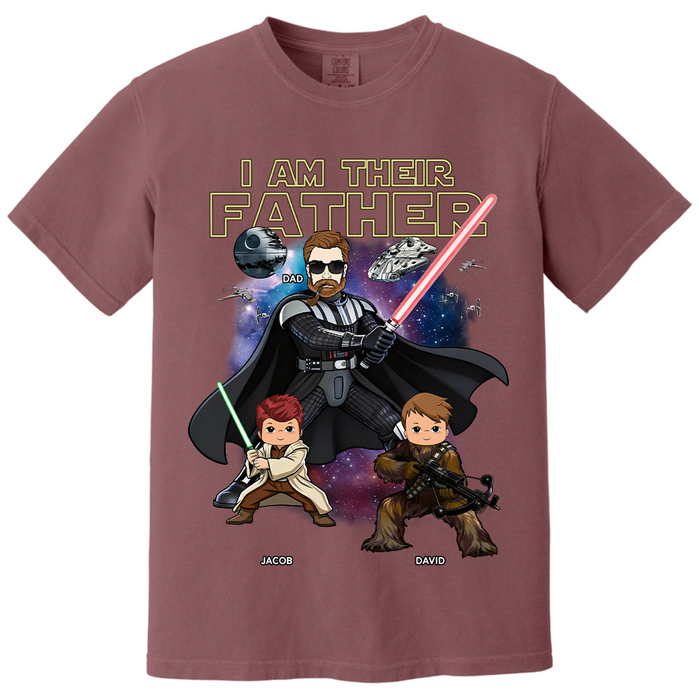 I Am Their Father Custom Vintage Style Shirt For Dad - Father's Day Gift New VH01