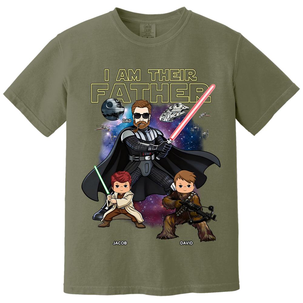 I Am Their Father Custom Vintage Style Shirt For Dad - Father's Day Gift New VH01