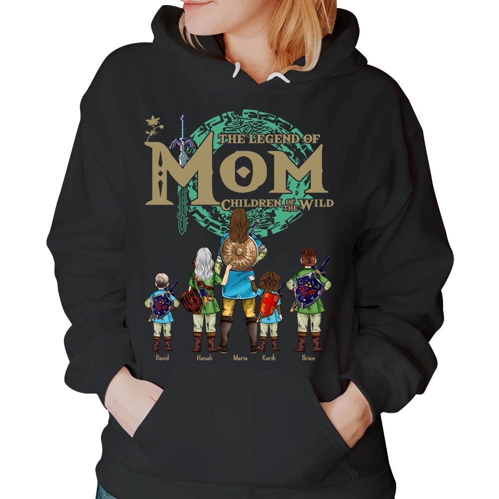 Custom The Legend of Mom Children Of The Wild Shirt - Best Mom Ever - Mother's Day 2025 Personalized Shirt