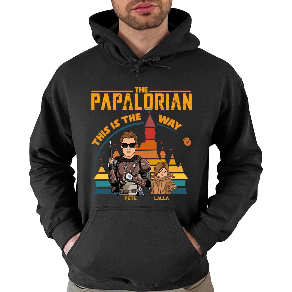 The Momalorian This Is The Way - Personalized Shirt For Mom Dad