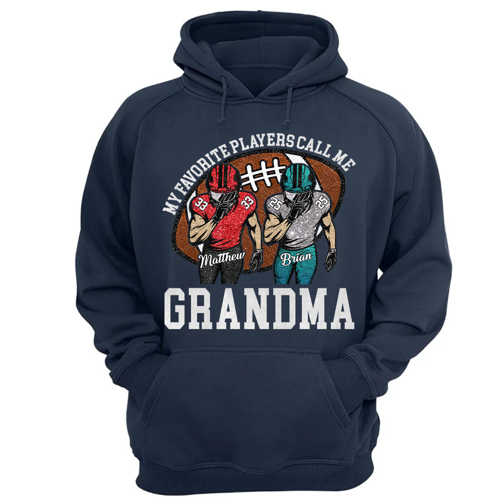 My Favorite Player Call Me Mom Grandma Personalized Football Mom Grandma Shirt Gift For Sport Family T1807 TH23