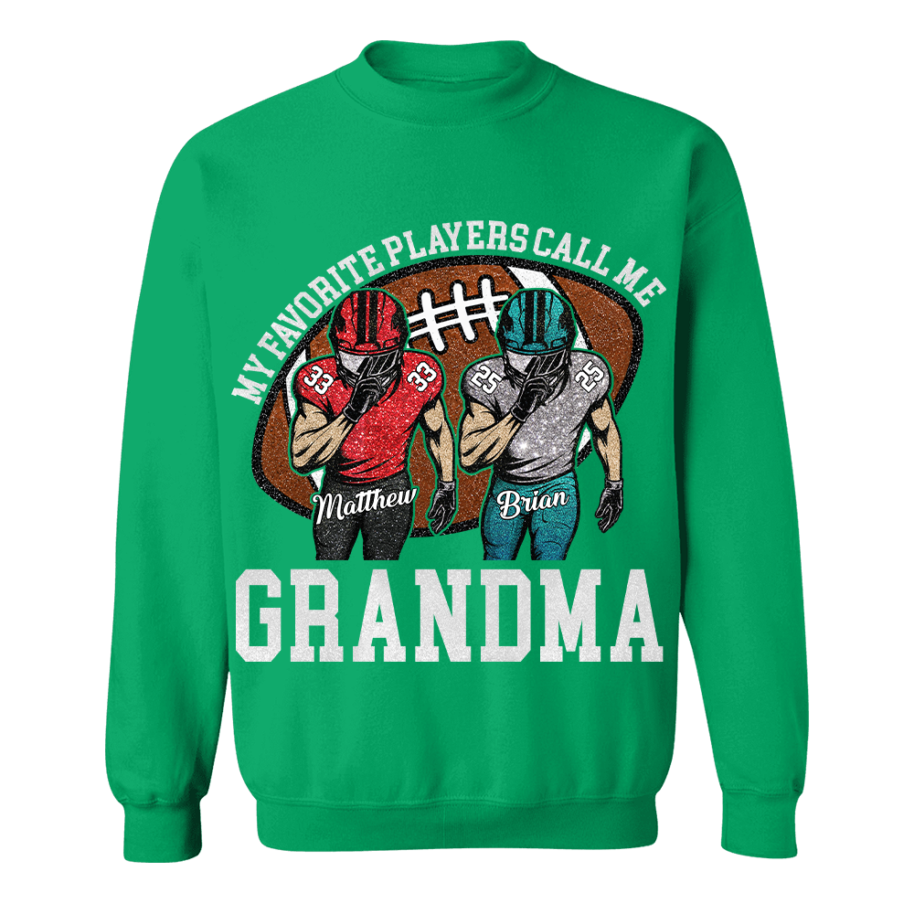 My Favorite Player Call Me Mom Grandma Personalized Football Mom Grandma Shirt Gift For Sport Family T1807 TH23