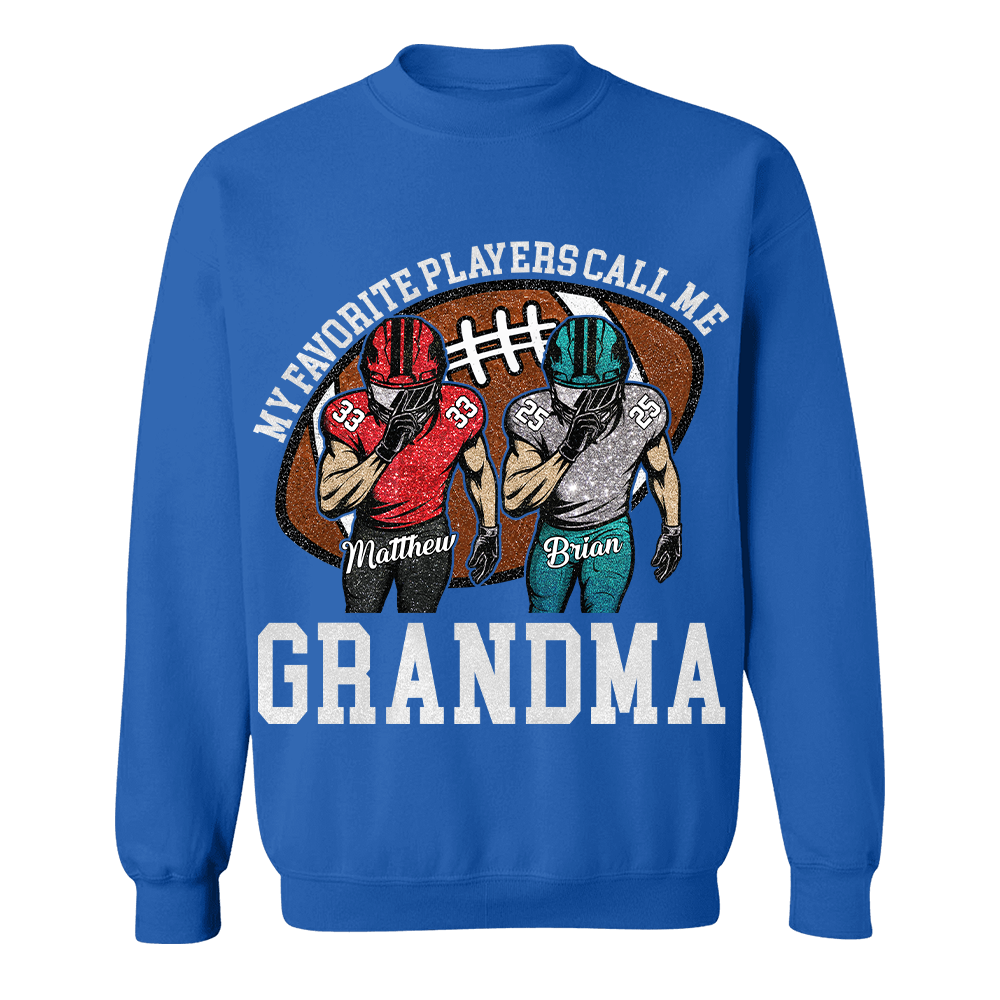 My Favorite Player Call Me Mom Grandma Personalized Football Mom Grandma Shirt Gift For Sport Family T1807 TH23