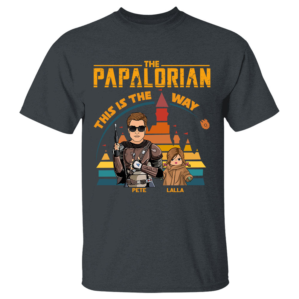 The Momalorian This Is The Way - Personalized Shirt For Mom Dad
