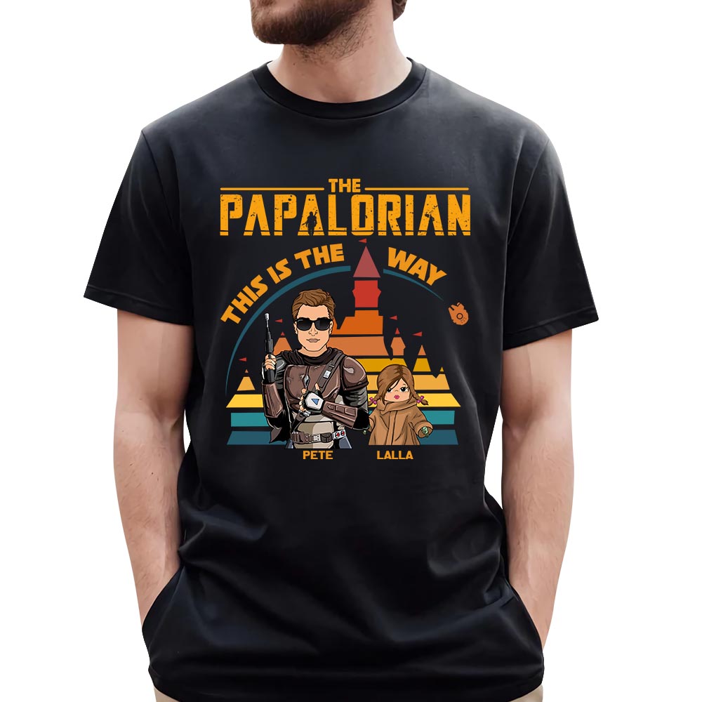 The Momalorian This Is The Way - Personalized Shirt For Mom Dad
