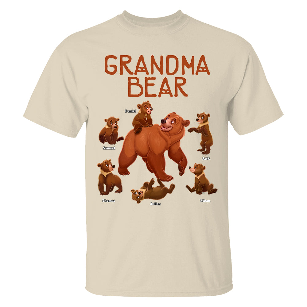 Grandma Bear - Personalized Shirt For Grandma