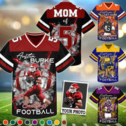 Personalied Football Jersey Shirt For Football Family Custom Photo Game Day Family Shirt H2511