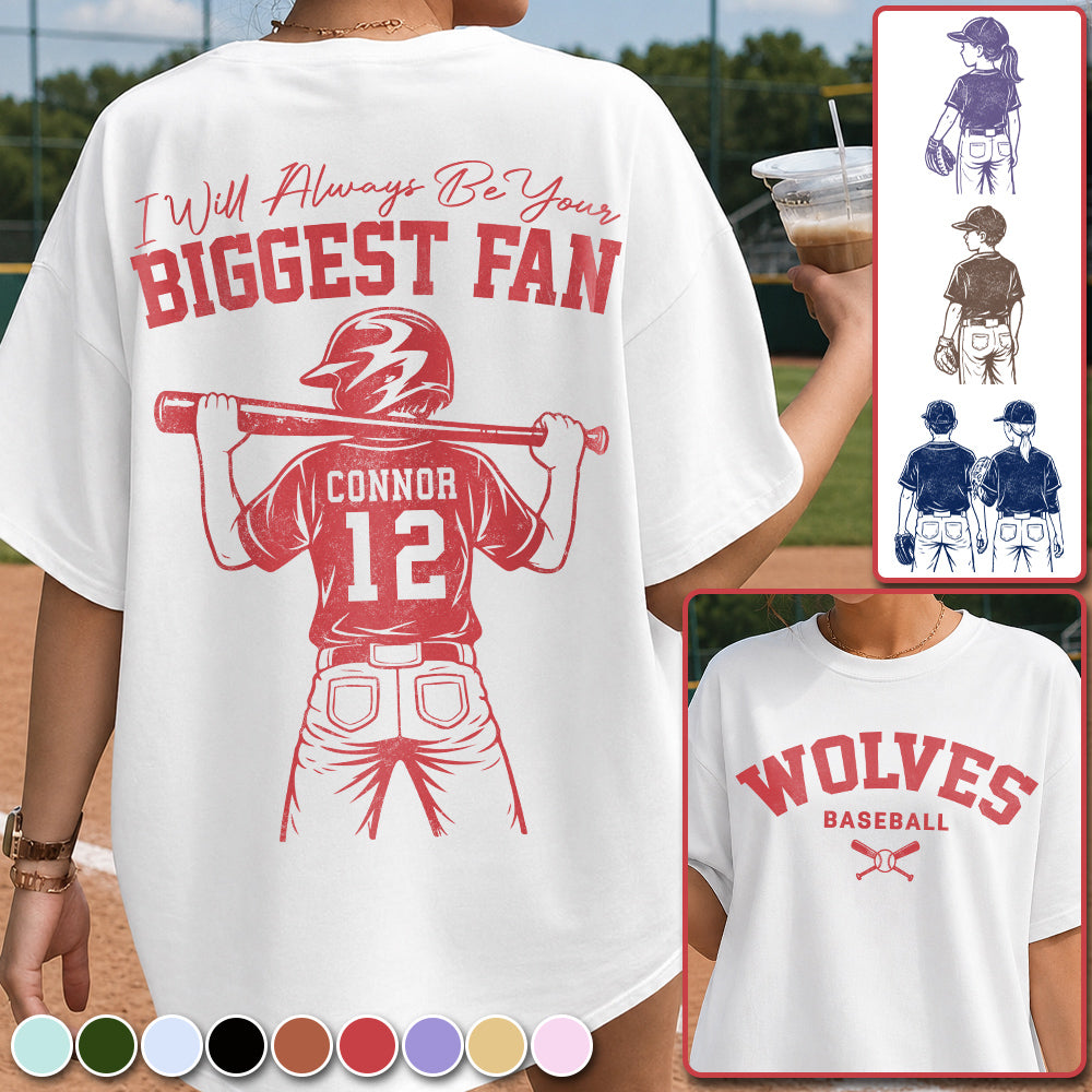 Customized Baseball Mom Shirt, Baseball Player Graphic Choice, Your Name Number Baseball Shirt, Custom Baseball Team Name Pt99 