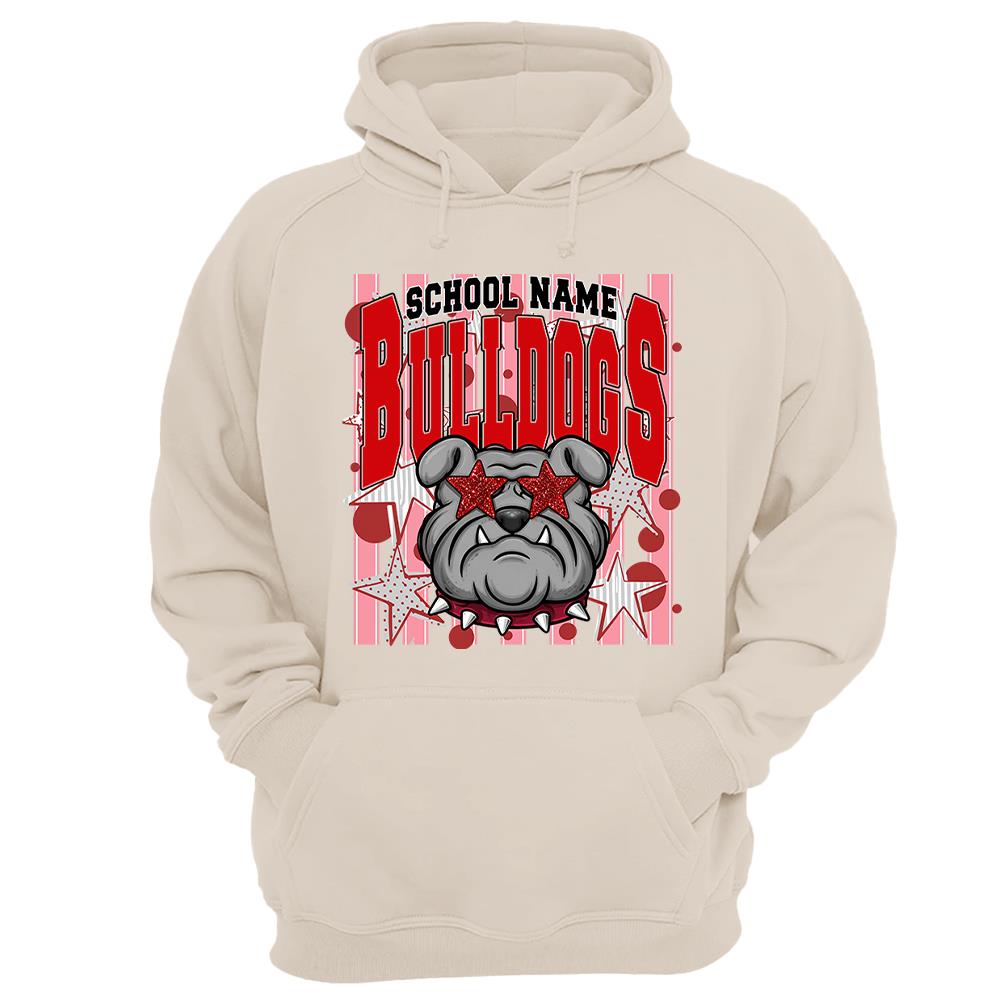 Gameday School Spirit,  Personalized School Spirit Retro School Mascot, Football Baseball Softball Team Shirt, Gift For Teacher Student Sport Lovers MI209 Nh00