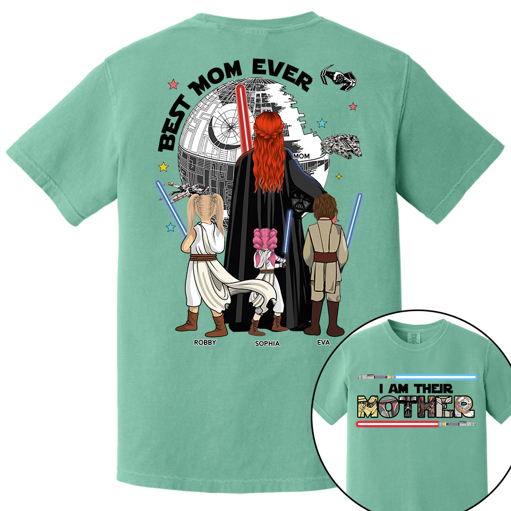 I Am Their Mother - Best Mom In The Galaxy - Personalized Shirt - Gift For Mother's Day T1807 VH01