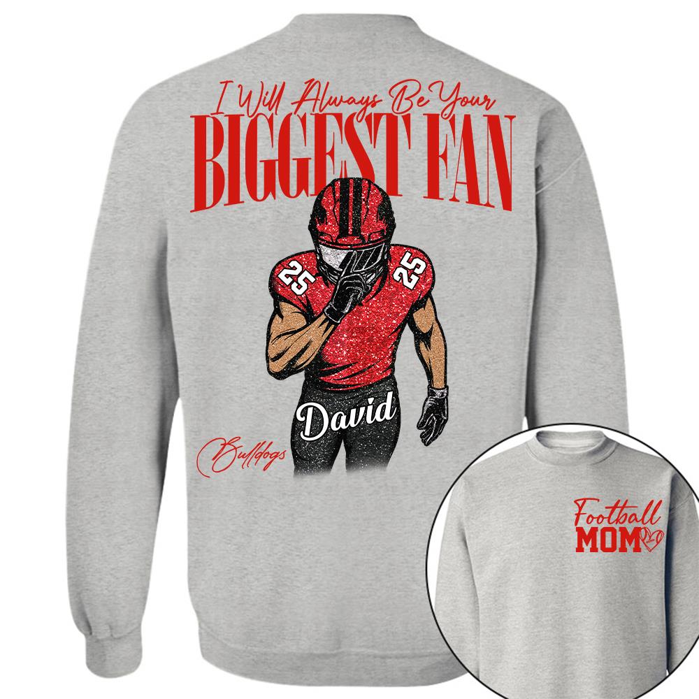 I'll Always Be Your Biggest Fan - Washed Tee Retro Bootleg Shirt For Football Players Na02 Hv01