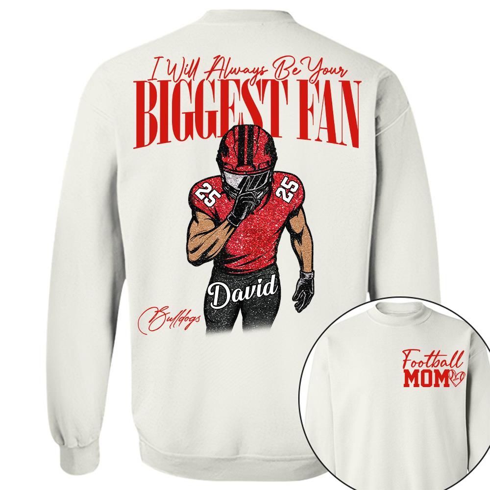 I'll Always Be Your Biggest Fan - Washed Tee Retro Bootleg Shirt For Football Players Na02 Hv01