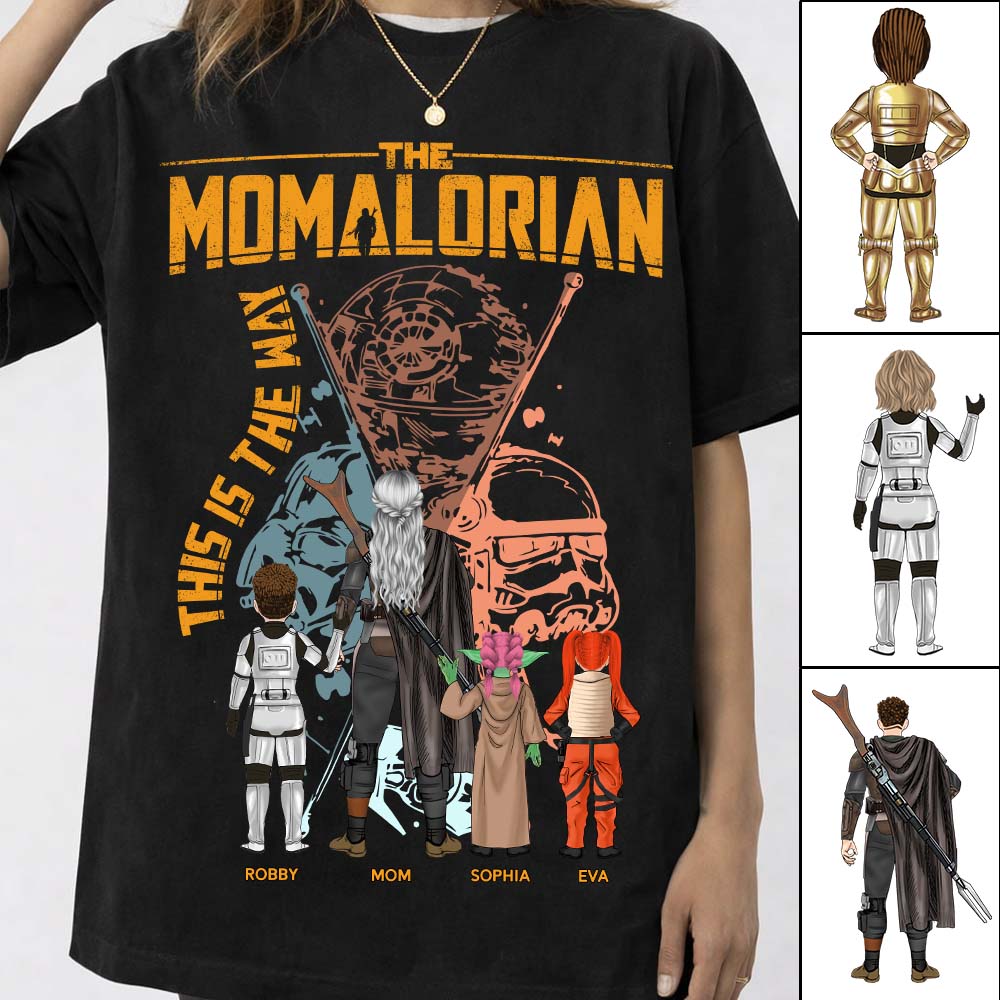 The Momalorian This Is The Way - Personalized Shirt For Mom - Mother's Day Gift 2026 T1807 Nh00