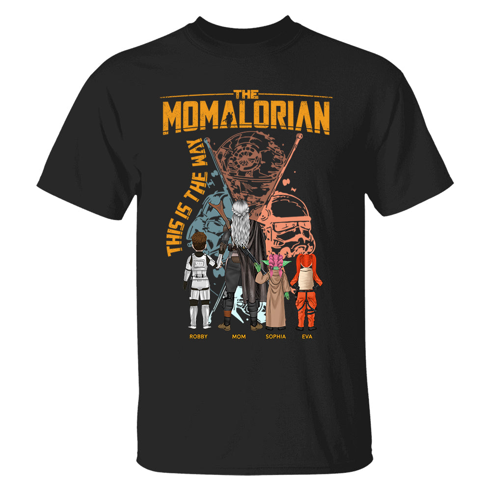 The Momalorian This Is The Way - Personalized Shirt For Mom - Mother's Day Gift 2026 T1807 Nh00
