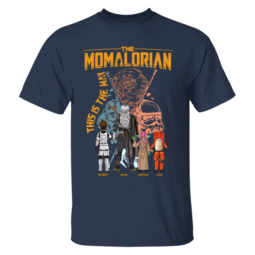 The Momalorian This Is The Way - Personalized Shirt For Mom - Mother's Day Gift 2026 T1807 Nh00