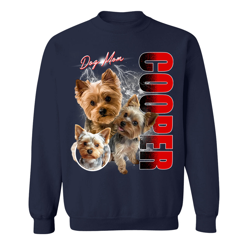Custom Photo Dog Shirt - Personalized Dog Bootleg Shirt Vrs5 A2110