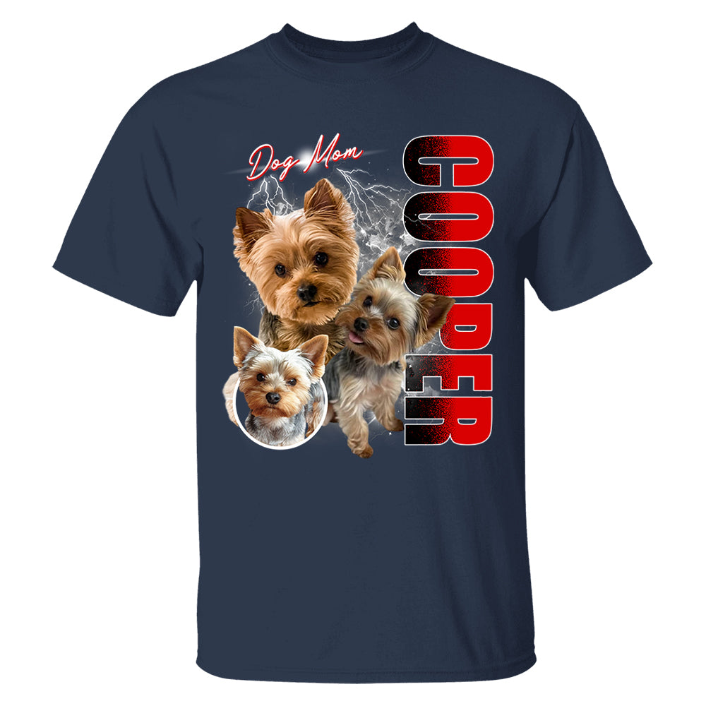Custom Photo Dog Shirt - Personalized Dog Bootleg Shirt Vrs5 A2110