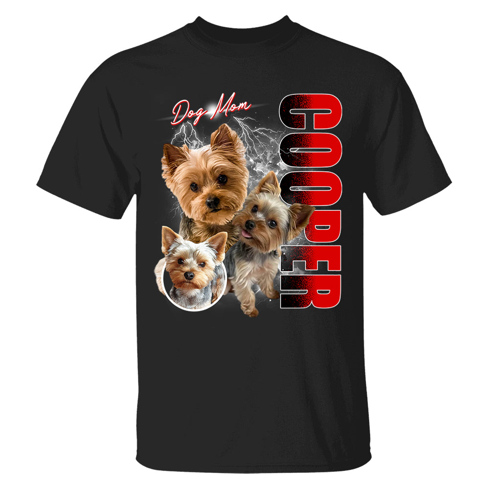 Custom Photo Dog Shirt - Personalized Dog Bootleg Shirt Vrs5 A2110