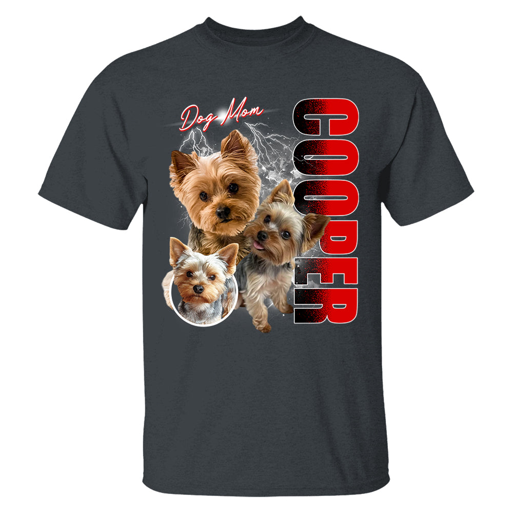 Custom Photo Dog Shirt - Personalized Dog Bootleg Shirt Vrs5 A2110