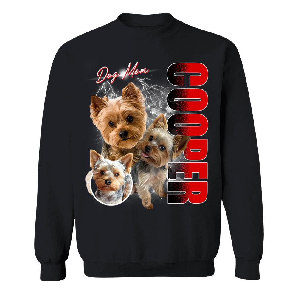 Custom Photo Dog Shirt - Personalized Dog Bootleg Shirt Vrs5 A2110