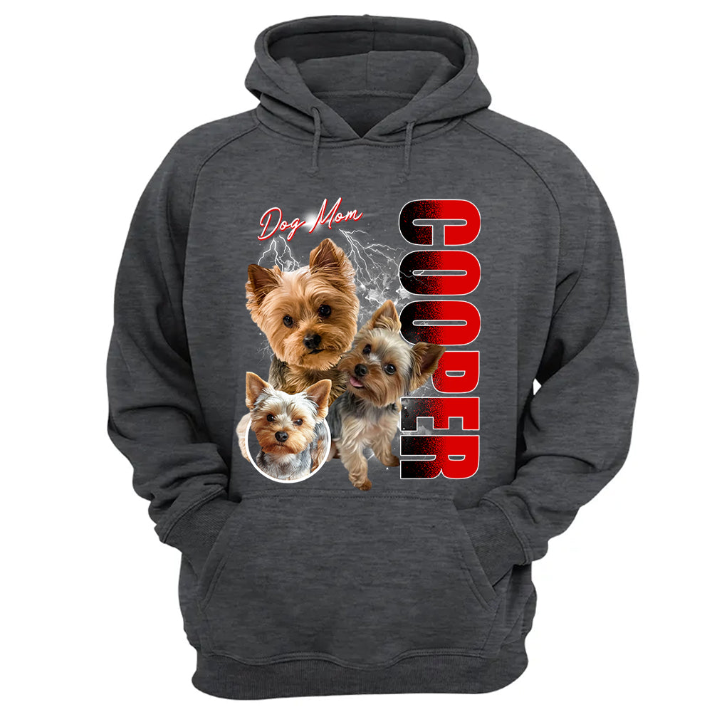Custom Photo Dog Shirt - Personalized Dog Bootleg Shirt Vrs5 A2110