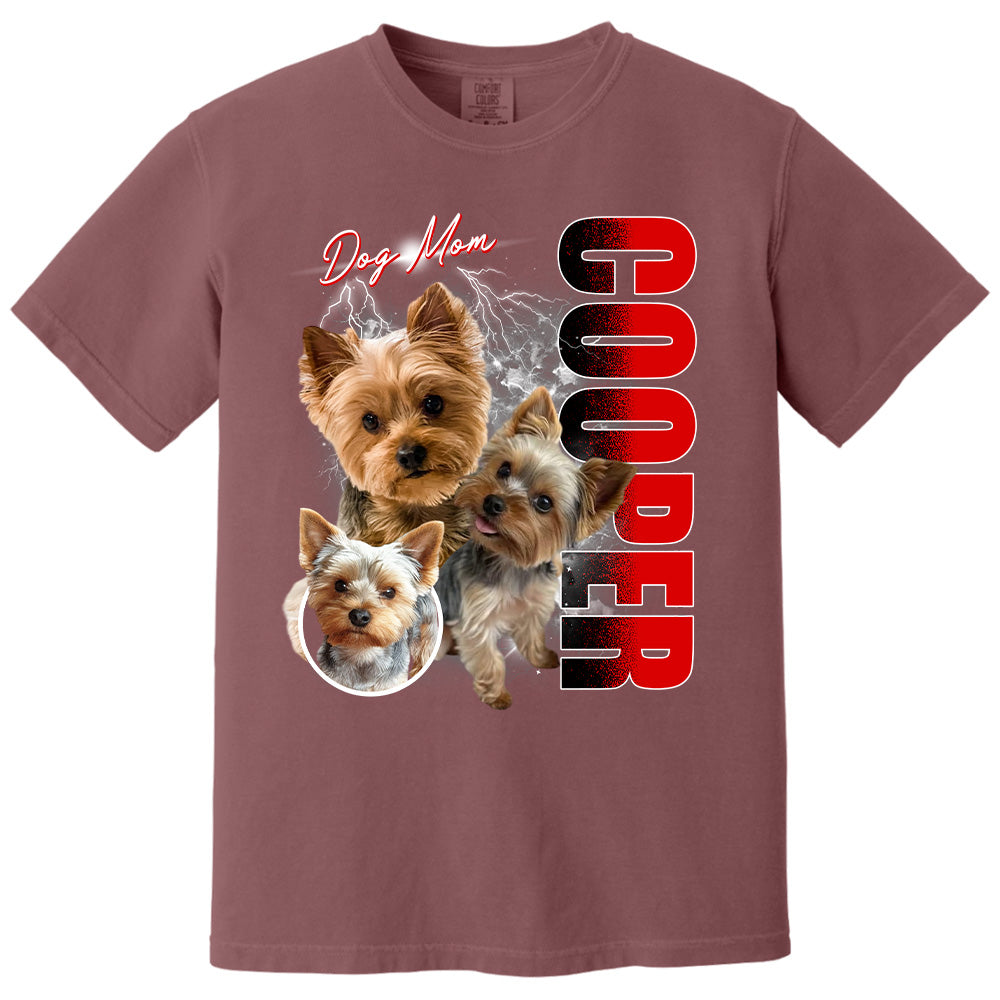 Custom Photo Dog Shirt - Personalized Dog Bootleg Shirt Vrs5 A2110