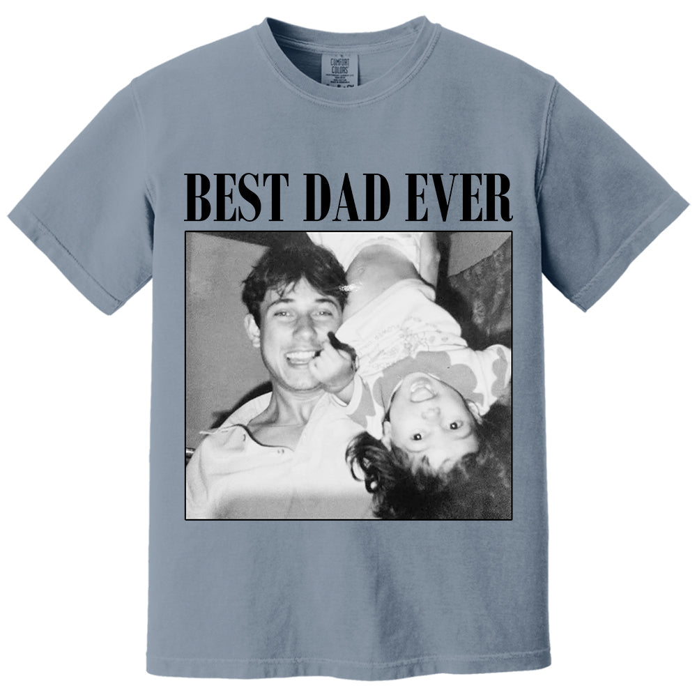 Custom Photo Dad Shirt, Personalised Comfort Colors Dad Shirt, Dad Picture Tshirt , Christmas Gift for Dad, Dad Tee, Dad Gift, Grandpa Gift VH01